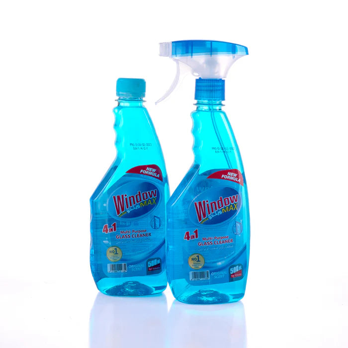 Window Max Glass Cleaner 500ml - Special Offer Spray Bottle + Economical - Star El Helal