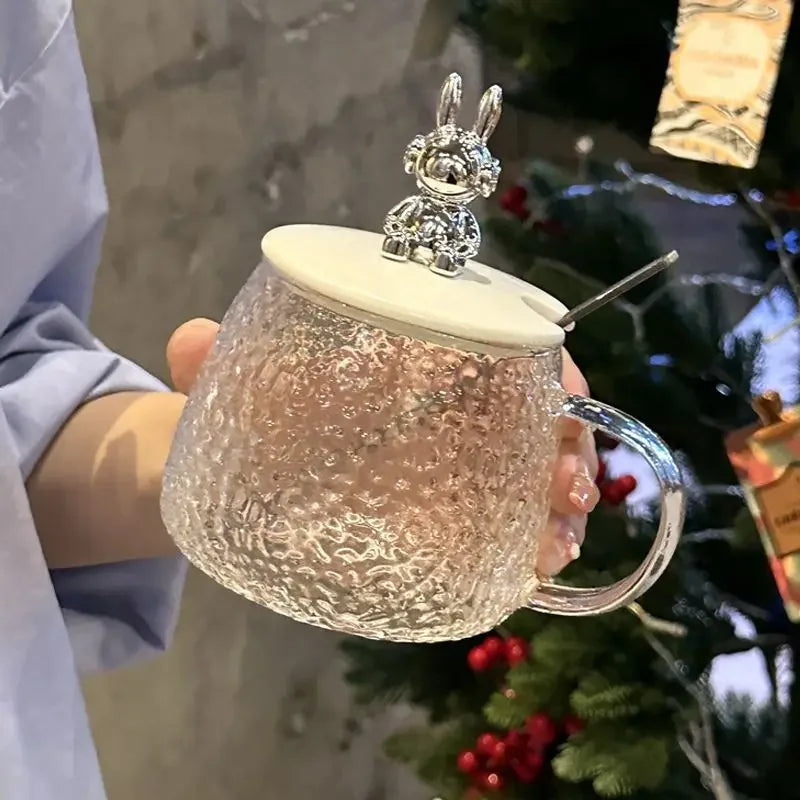 Transparent Little Bear Cup Simple Female Water Cup - Star El Helal