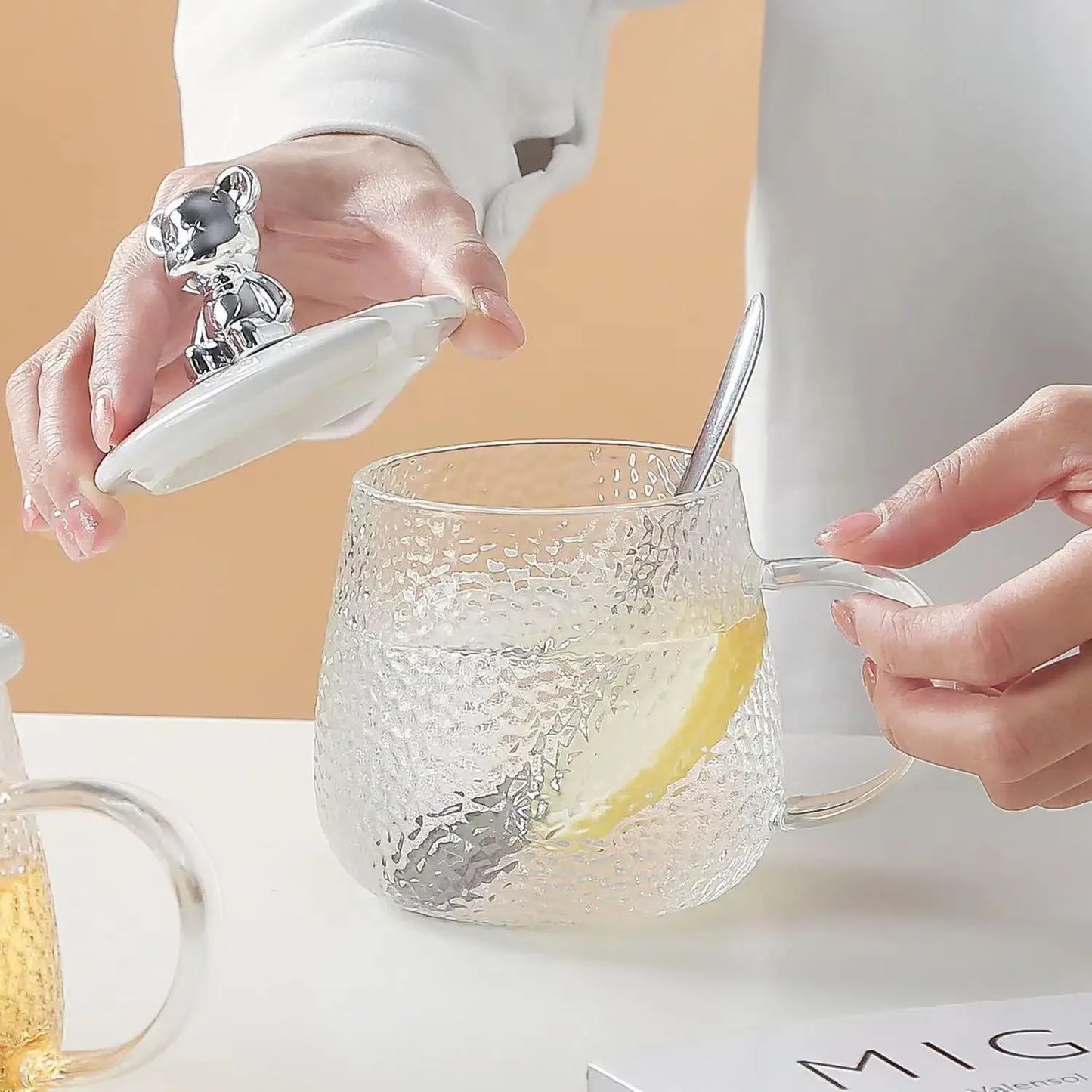 Transparent Little Bear Cup Simple Female Water Cup - Star El Helal