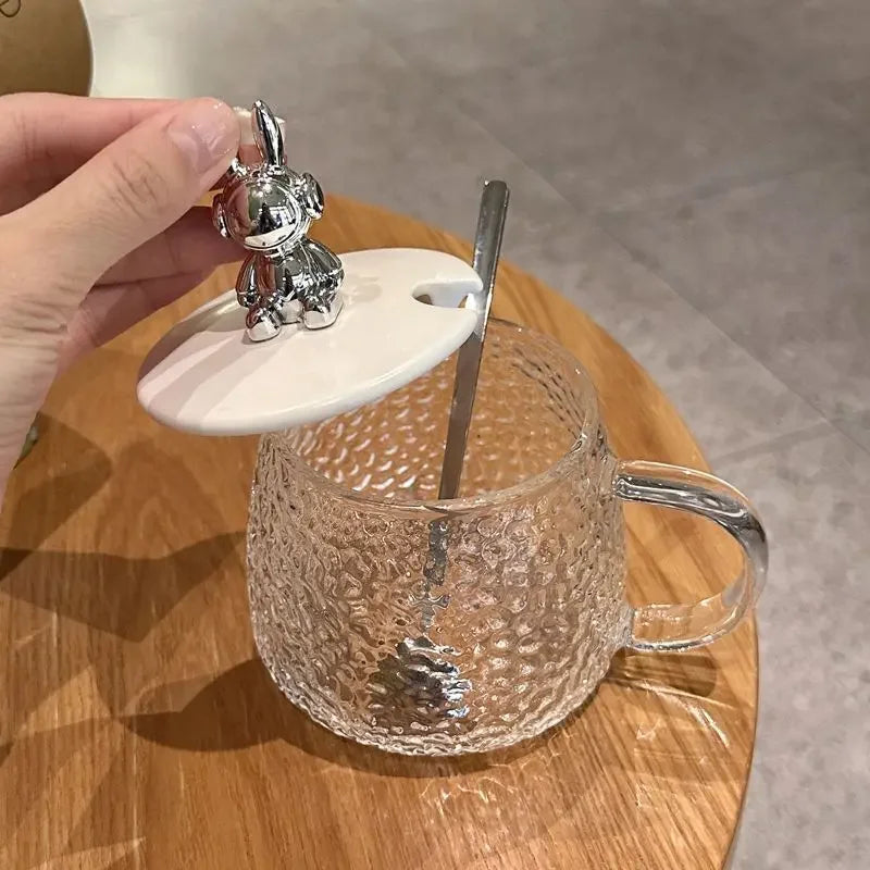 Transparent Little Bear Cup Simple Female Water Cup - Star El Helal