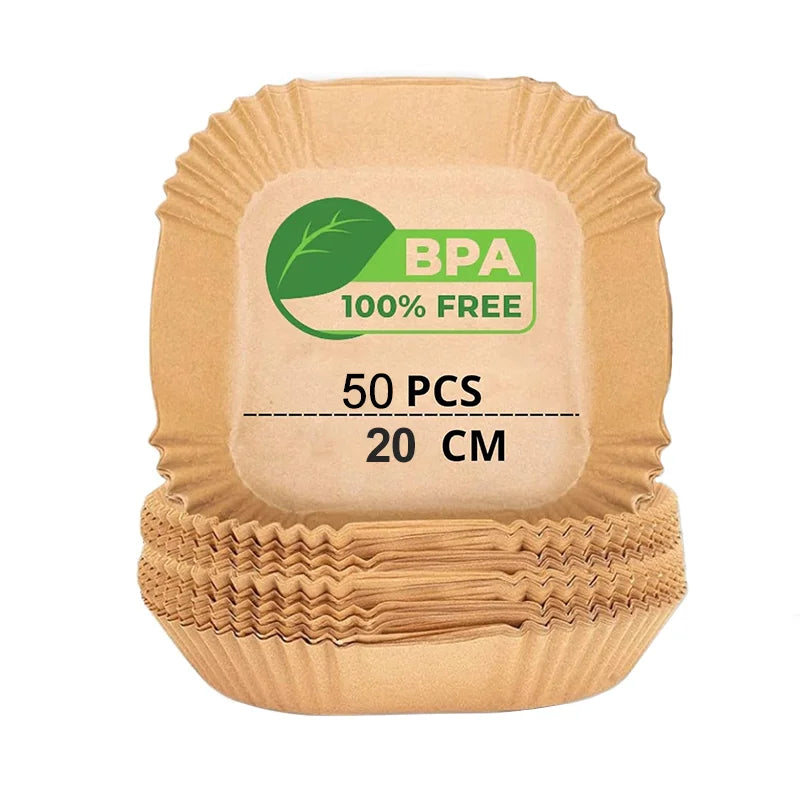 Large Air Fryer Paper Liner 23cm Round - Star El Helal
