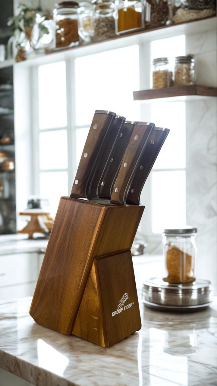 Stainless Steel Kitchen Knife luxe 5 pics - Star El Helal