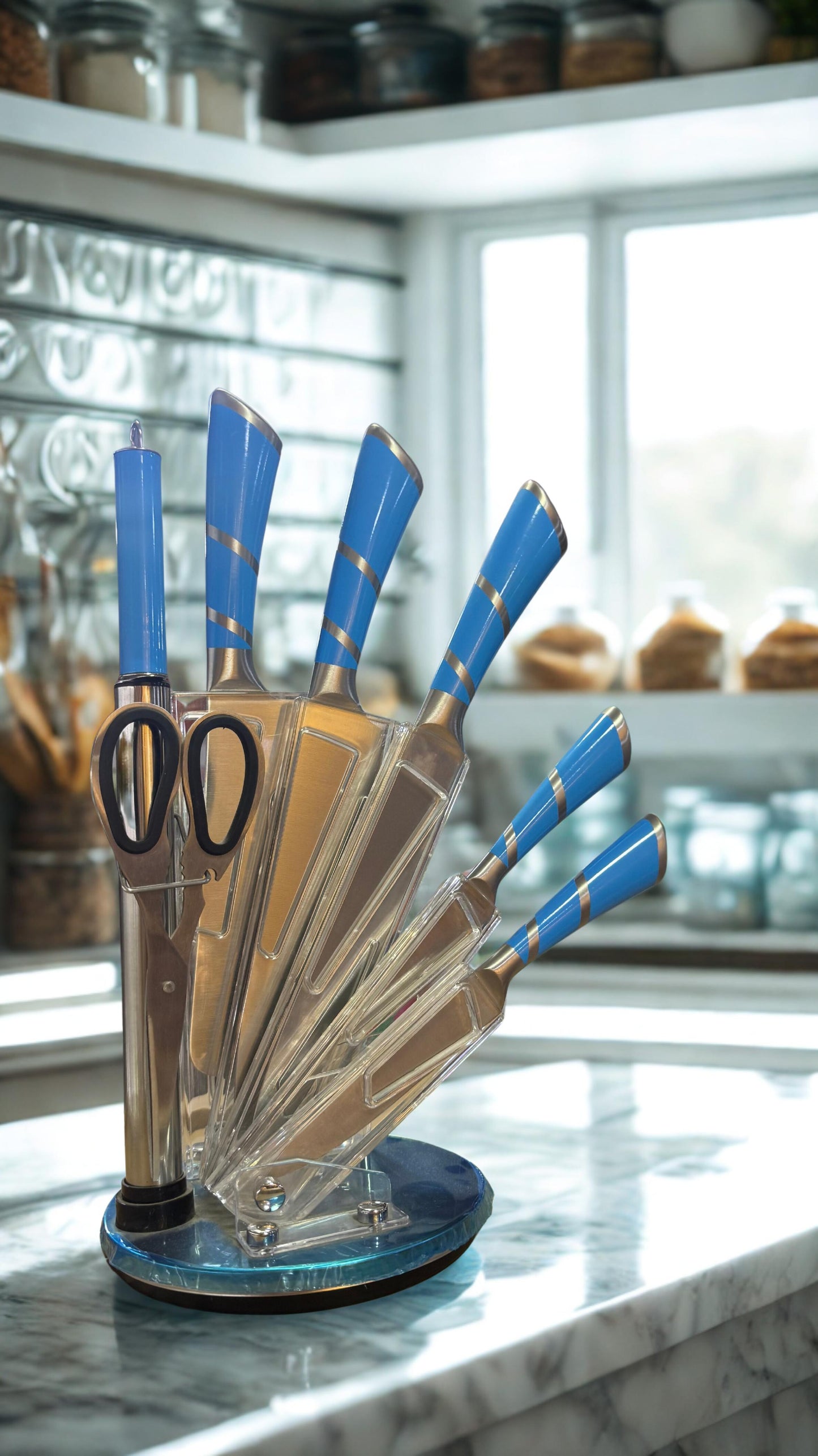 Stainless Steel Kitchen Knife 7 pics - Star El Helal
