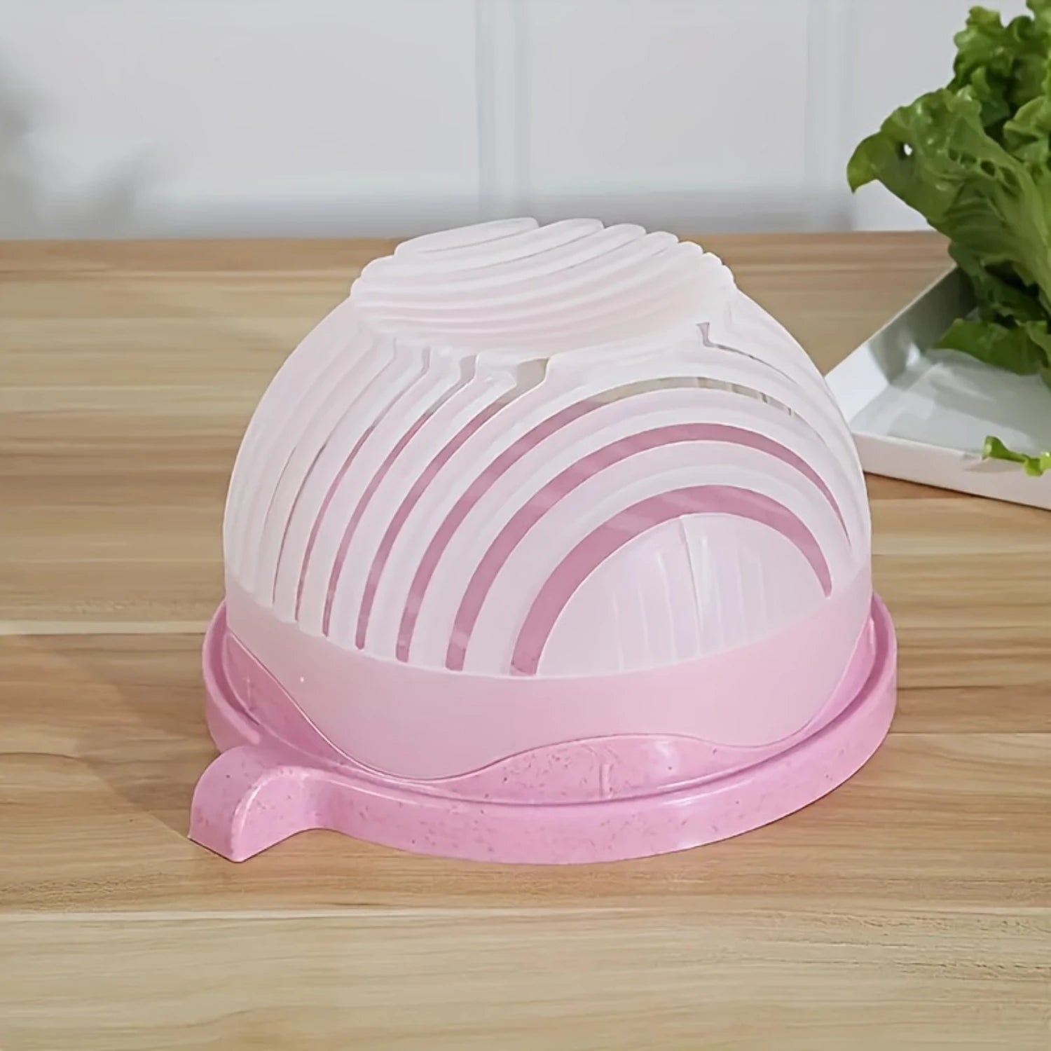 Vegetable Cutter Bowl Salad Chopping Bowl Salad Making Bowl for Chopping Vegetables & Fruits Slicing Salads and Fr - Star El Helal
