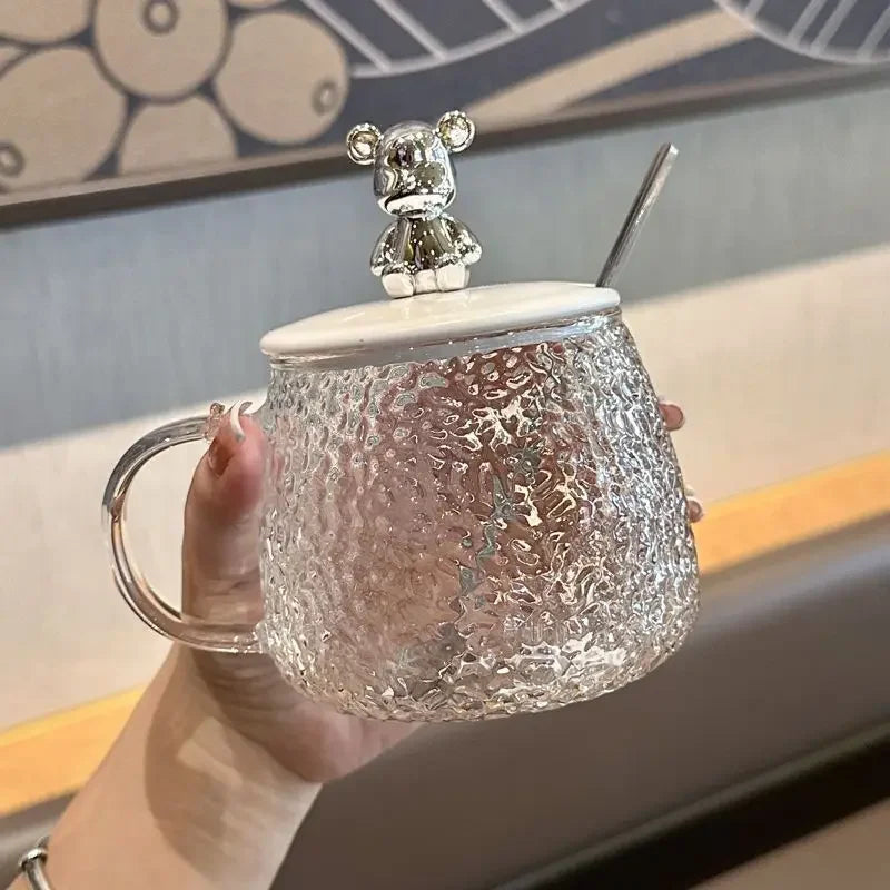 Transparent Little Bear Cup Simple Female Water Cup - Star El Helal