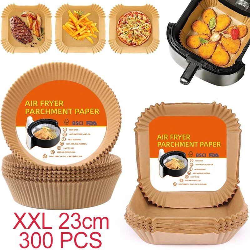 Large Air Fryer Paper Liner 23cm Round - Star El Helal