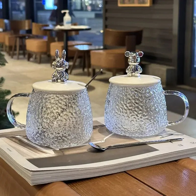 Transparent Little Bear Cup Simple Female Water Cup - Star El Helal