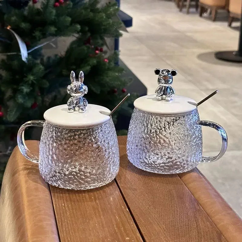 Transparent Little Bear Cup Simple Female Water Cup - Star El Helal