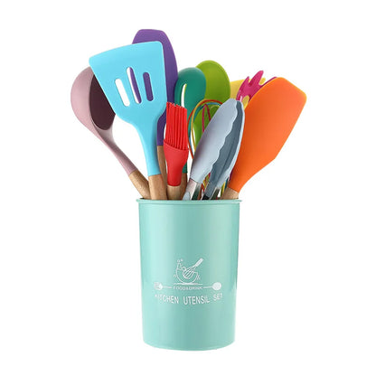 12-Piece Silicone Kitchenware Set - Star El Helal