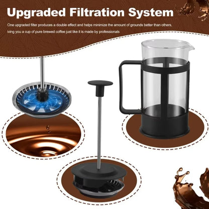 New 350ML/600ML Hand Punch Coffee Pot. - Star El Helal