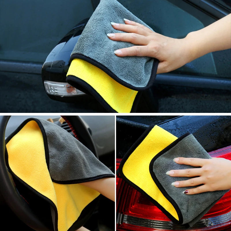 Double-sided thickened Car Wash Towel. - Star El Helal