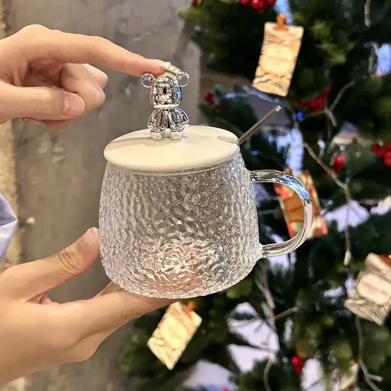 Transparent Little Bear Cup Simple Female Water Cup - Star El Helal