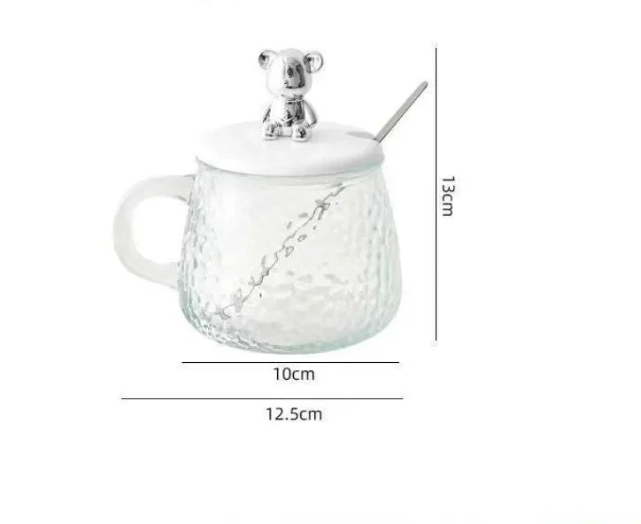 Transparent Little Bear Cup Simple Female Water Cup - Star El Helal