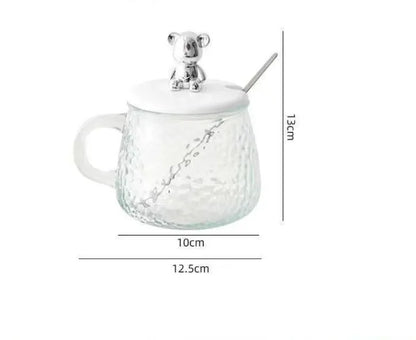 Transparent Little Bear Cup Simple Female Water Cup - Star El Helal