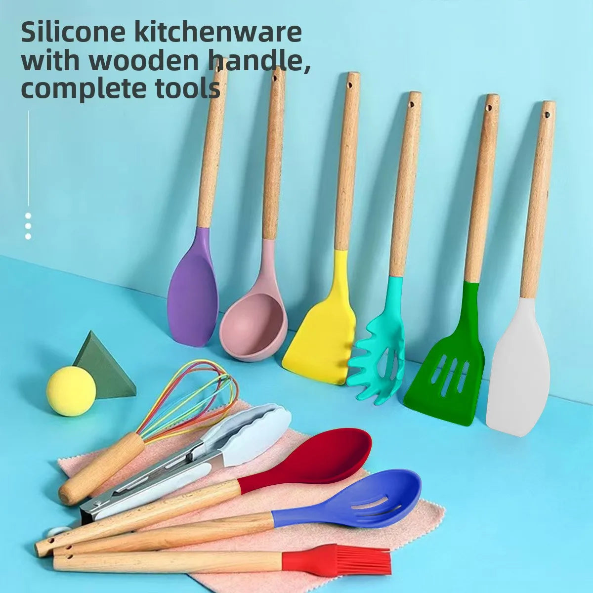 12-Piece Silicone Kitchenware Set - Star El Helal