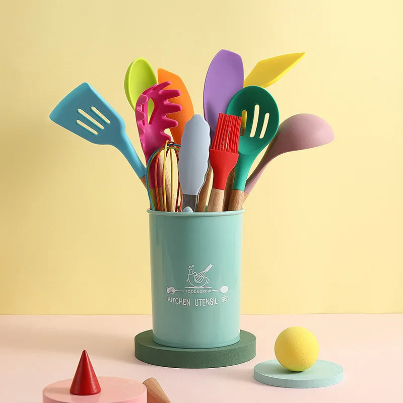 12-Piece Silicone Kitchenware Set - Star El Helal