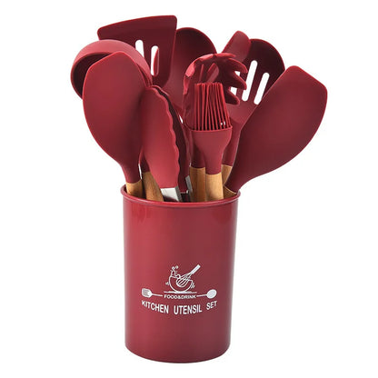 12-Piece Silicone Kitchenware Set - Star El Helal