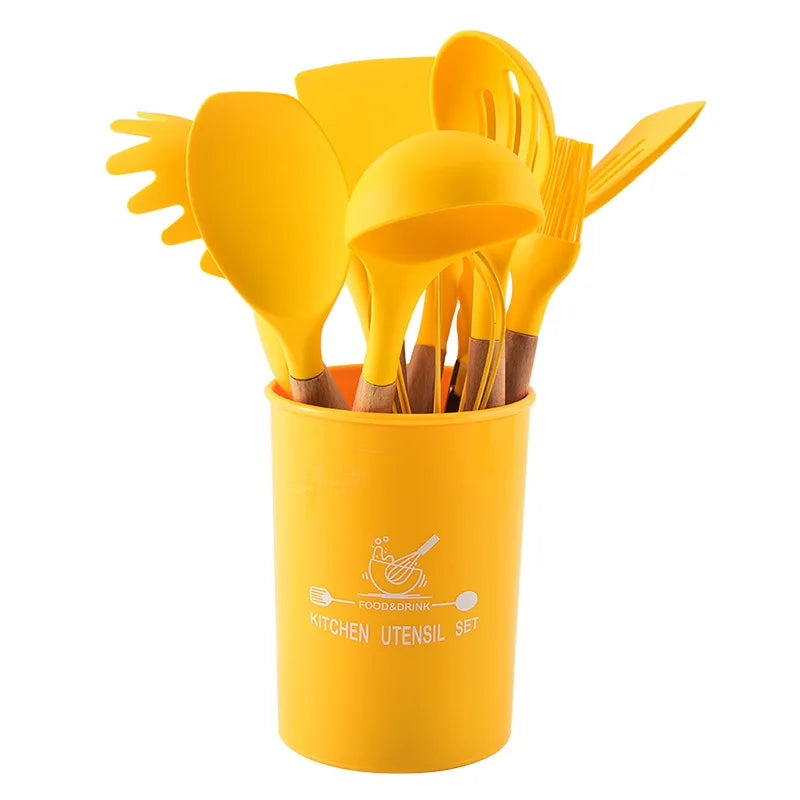 12-Piece Silicone Kitchenware Set - Star El Helal