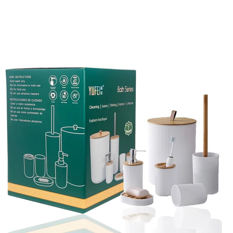 Bathroom wash kit six-piece set - Star El Helal