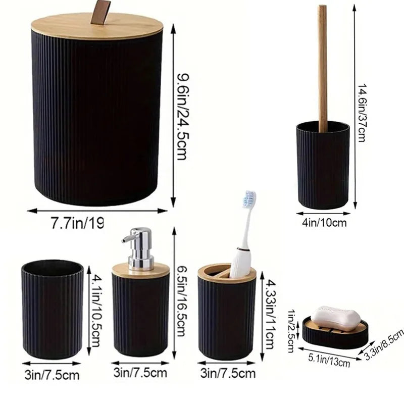 Bathroom wash kit six-piece set - Star El Helal