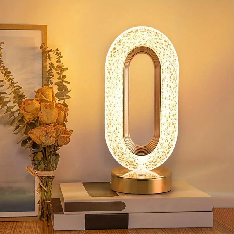 Touch Dimming Modern Desk Lamp Crystal Acrylic - Star El Helal
