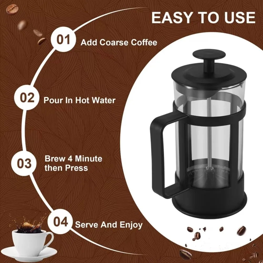 New 350ML/600ML Hand Punch Coffee Pot. - Star El Helal