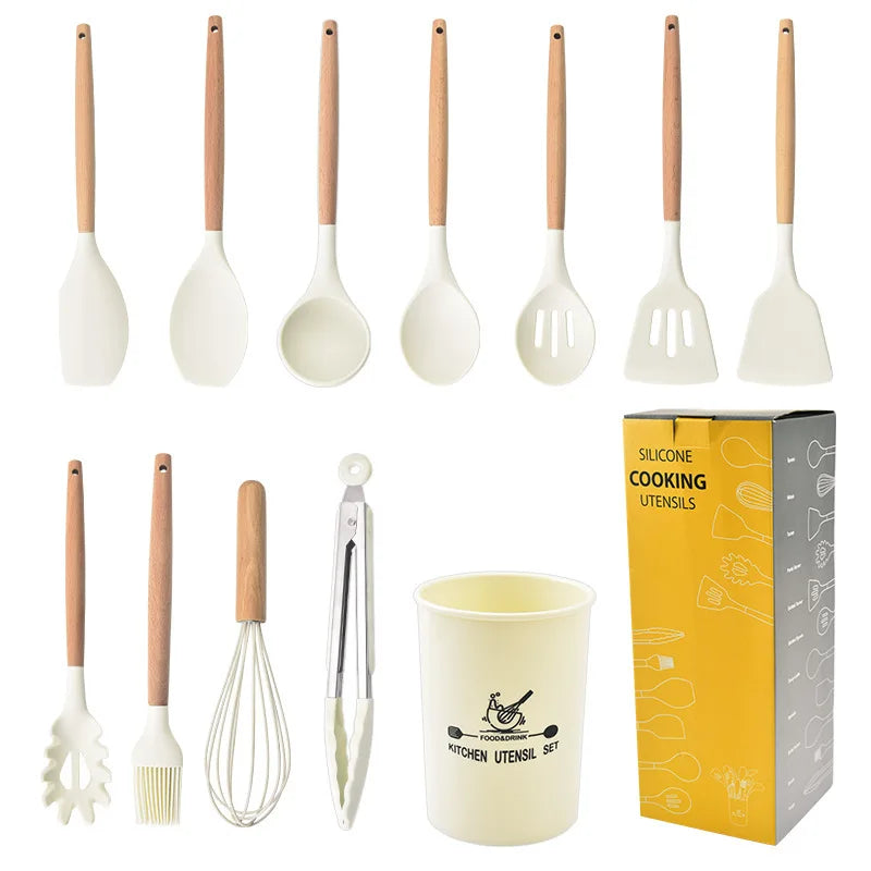 12-Piece Silicone Kitchenware Set - Star El Helal