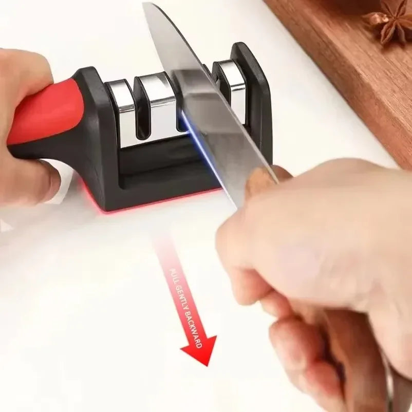 1pc Multifunctional Sharpening Stone Knife Sharpener - Star El Helal