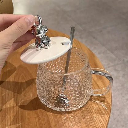 Transparent Little Bear Cup Simple Female Water Cup - Star El Helal