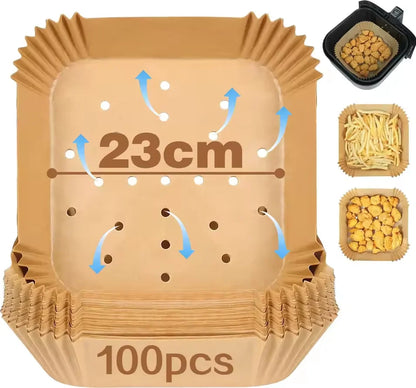 Large Air Fryer Paper Liner 23cm Round - Star El Helal