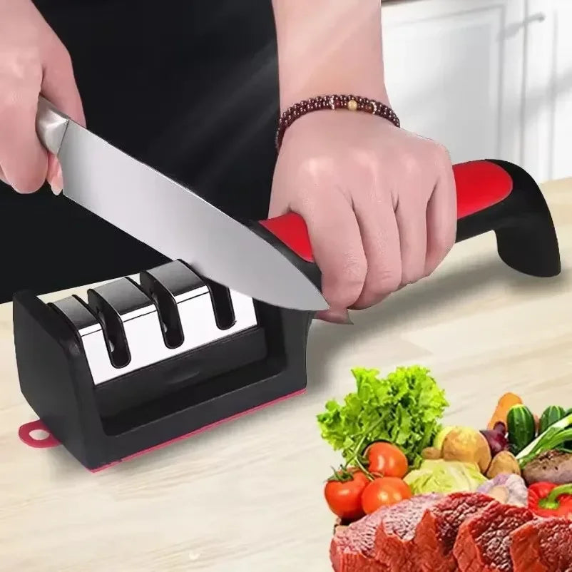 1pc Multifunctional Sharpening Stone Knife Sharpener - Star El Helal
