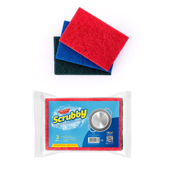Scrubby Scouring Sponge 3pcs (S8) - Star El Helal